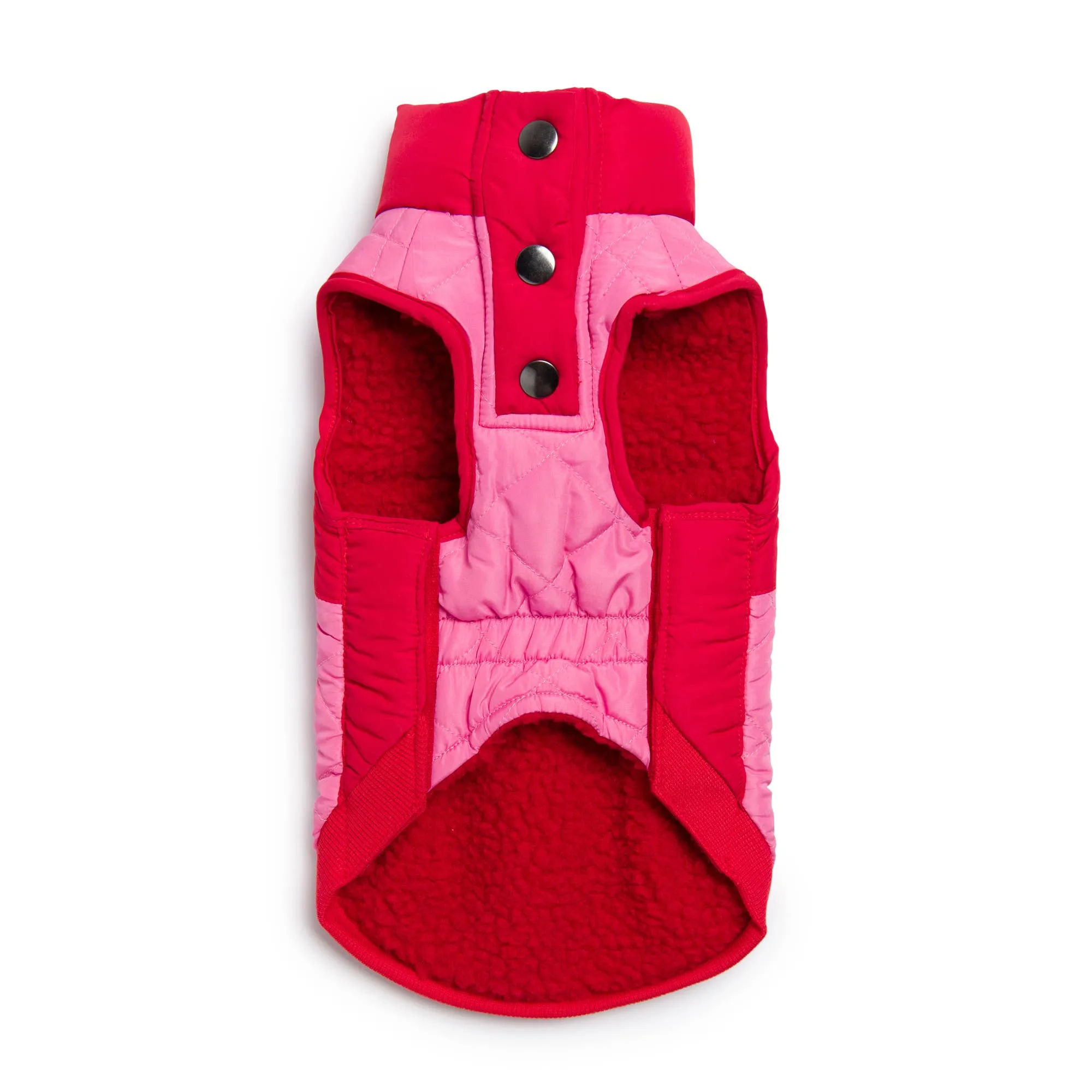 Fabdog | Fab Ski Quilted Vest Pink