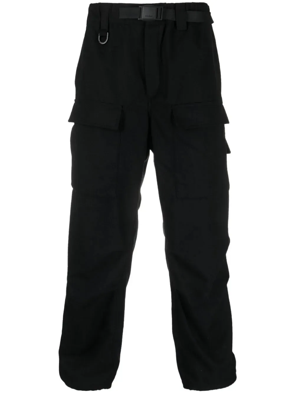 Flannel Cargo Pants - Black