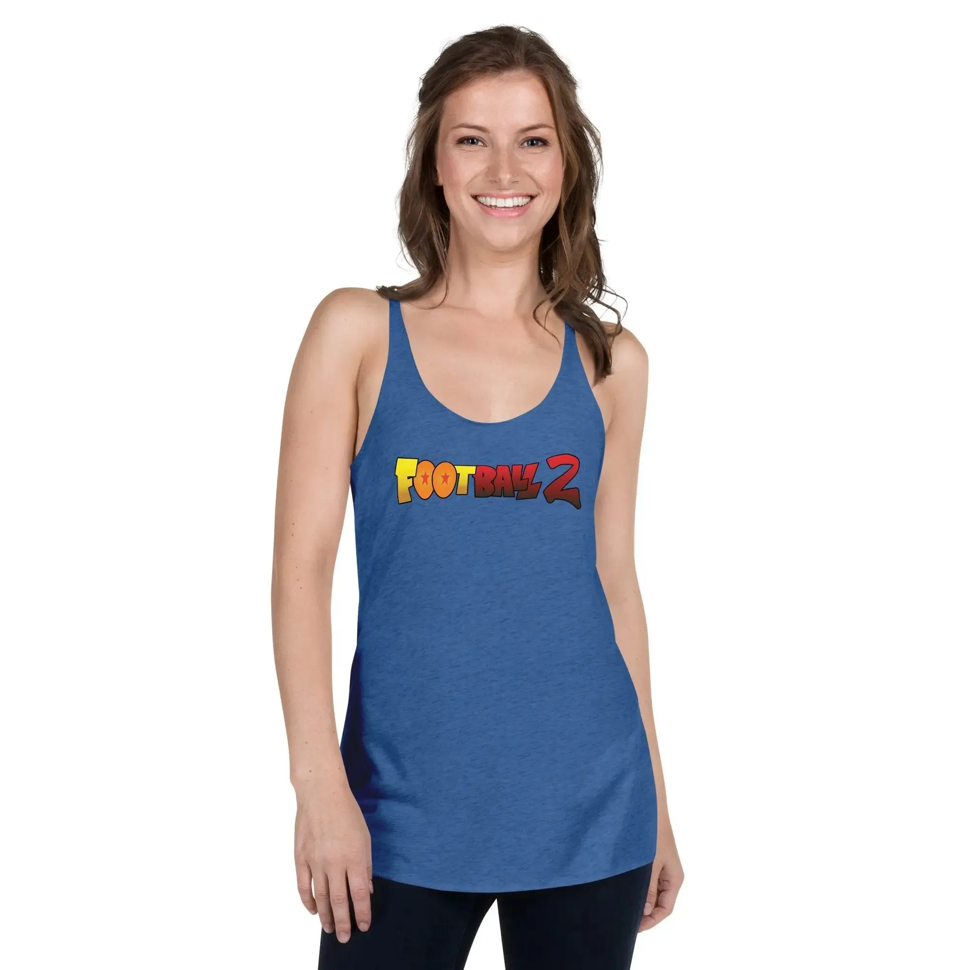 Football 2 Women's Racerback Tank