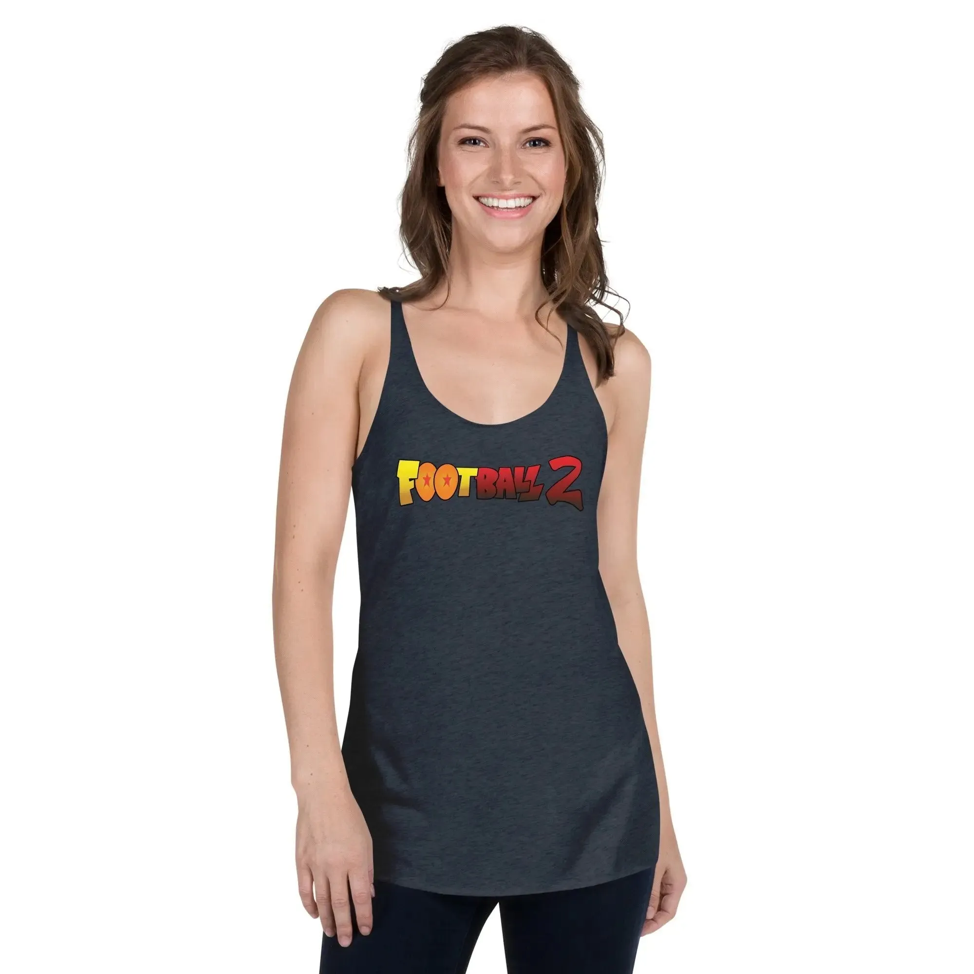 Football 2 Women's Racerback Tank