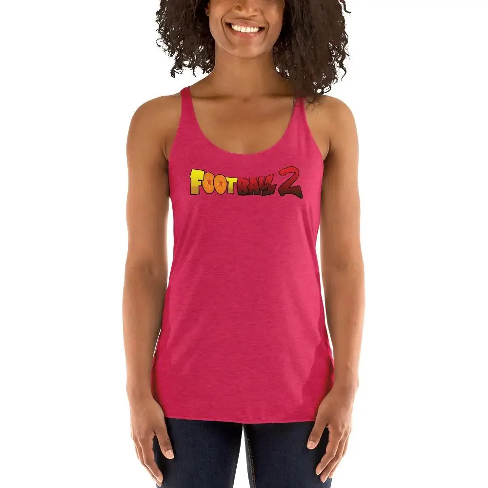 Football 2 Women's Racerback Tank