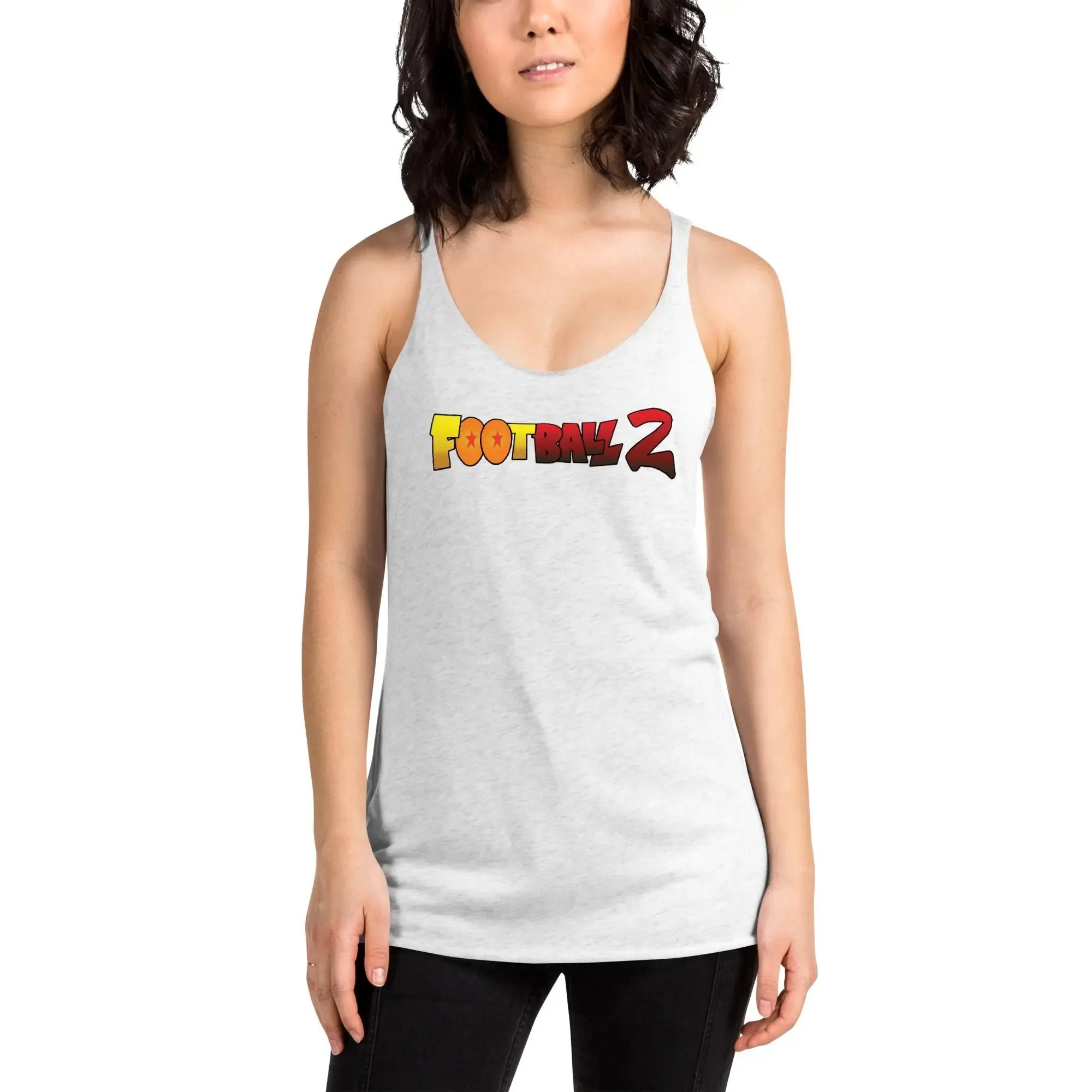 Football 2 Women's Racerback Tank