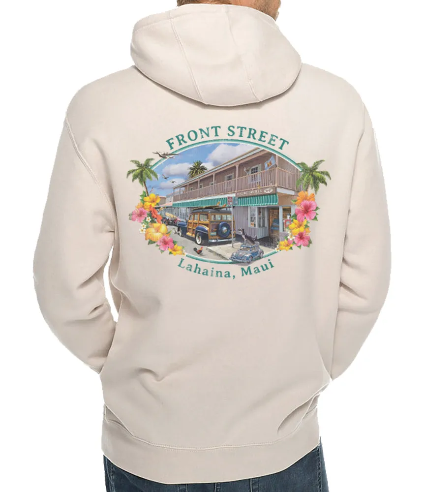 Front Street Lahaina Maui Hoodie