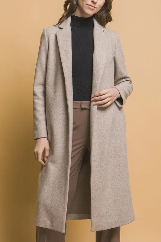 Gabrielle JQ Fleece Long Line Coat