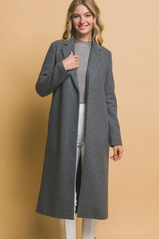 Gabrielle JQ Fleece Long Line Coat