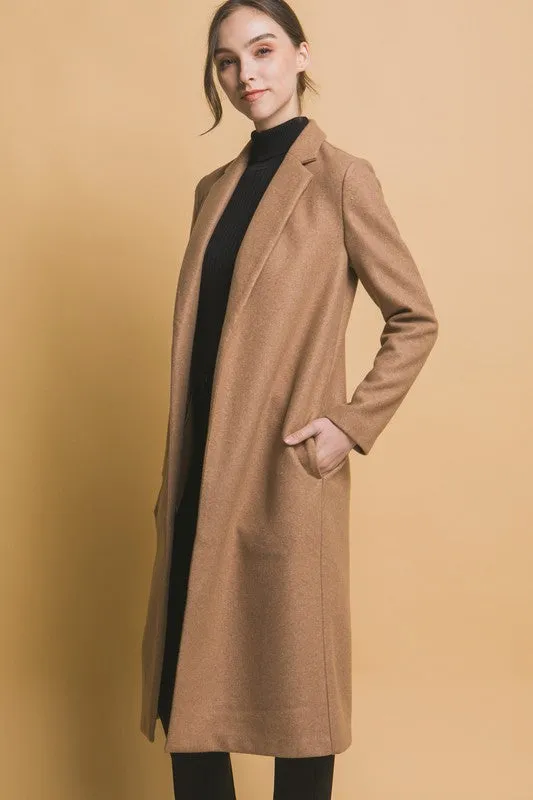 Gabrielle JQ Fleece Long Line Coat