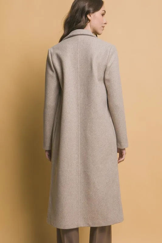 Gabrielle JQ Fleece Long Line Coat