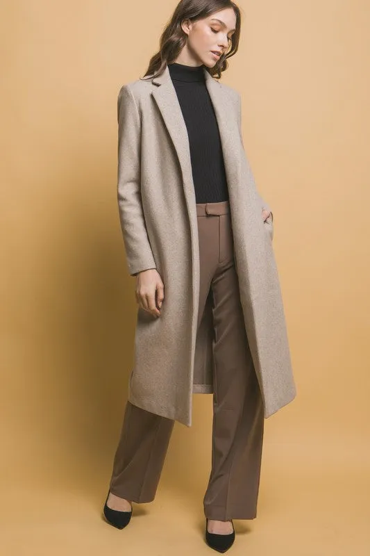 Gabrielle JQ Fleece Long Line Coat