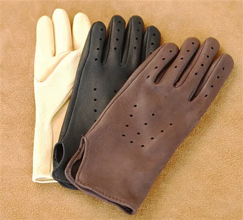 Geier Gloves 202 Deerskin Leather Driving Gloves (Made In USA)