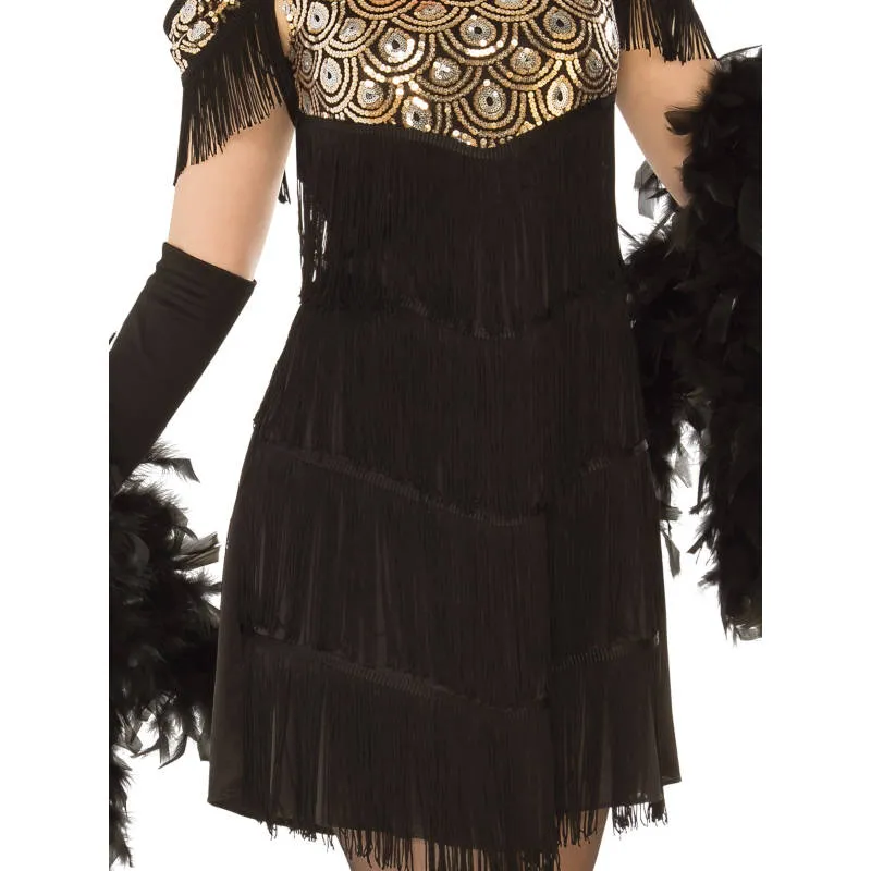 Gold Flapper Costume-Adult