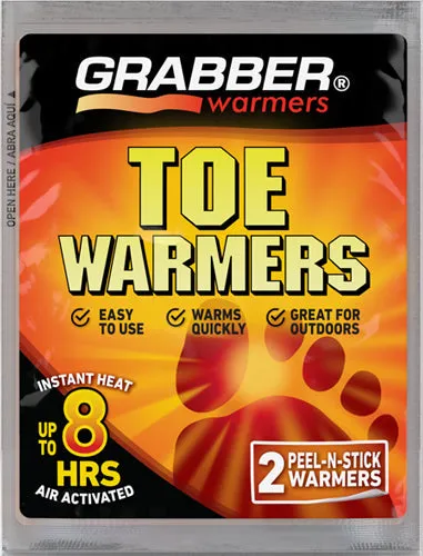 Grabber Toe Warmers - 2Pr