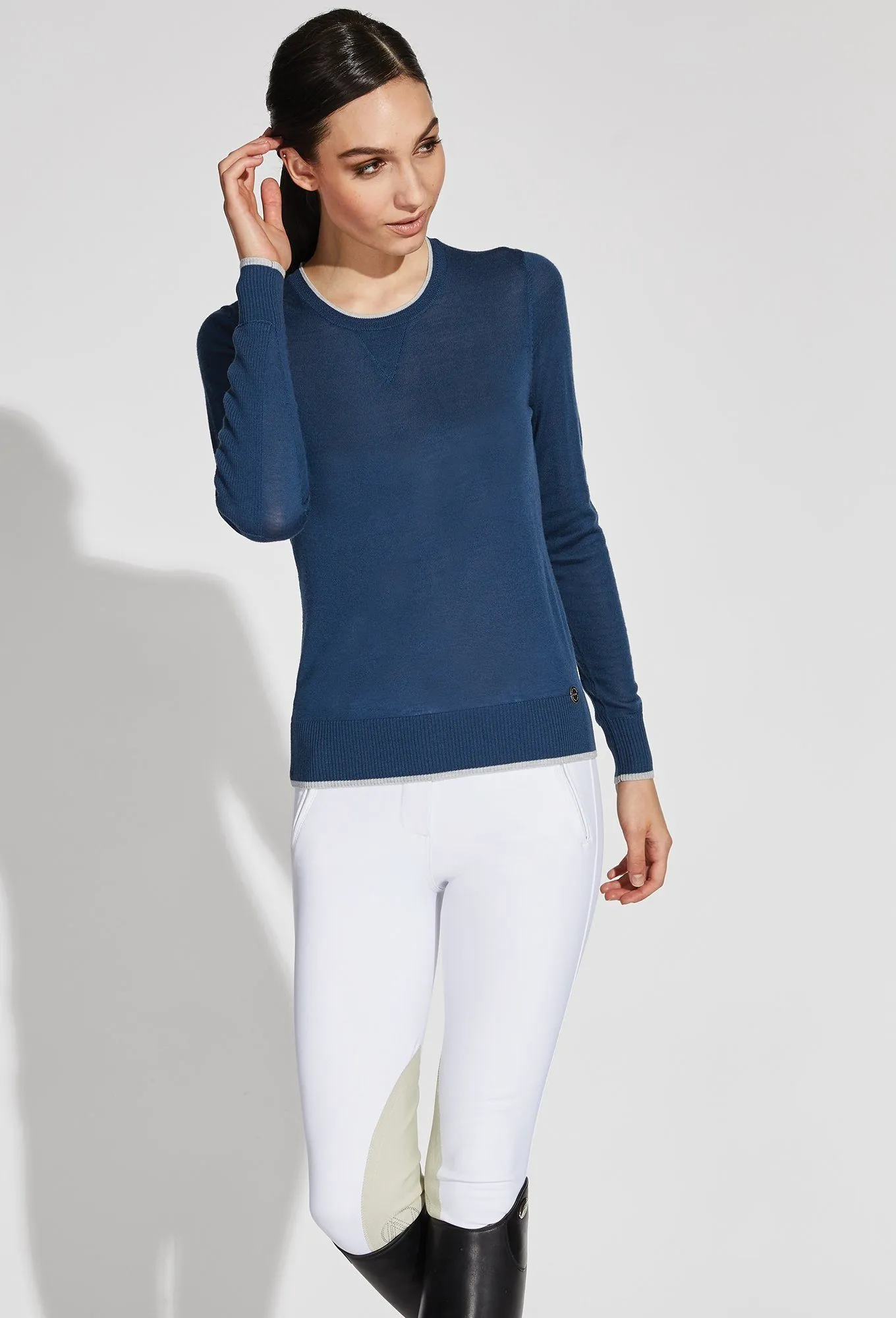 Hailey Crew Neck Merino Sweater