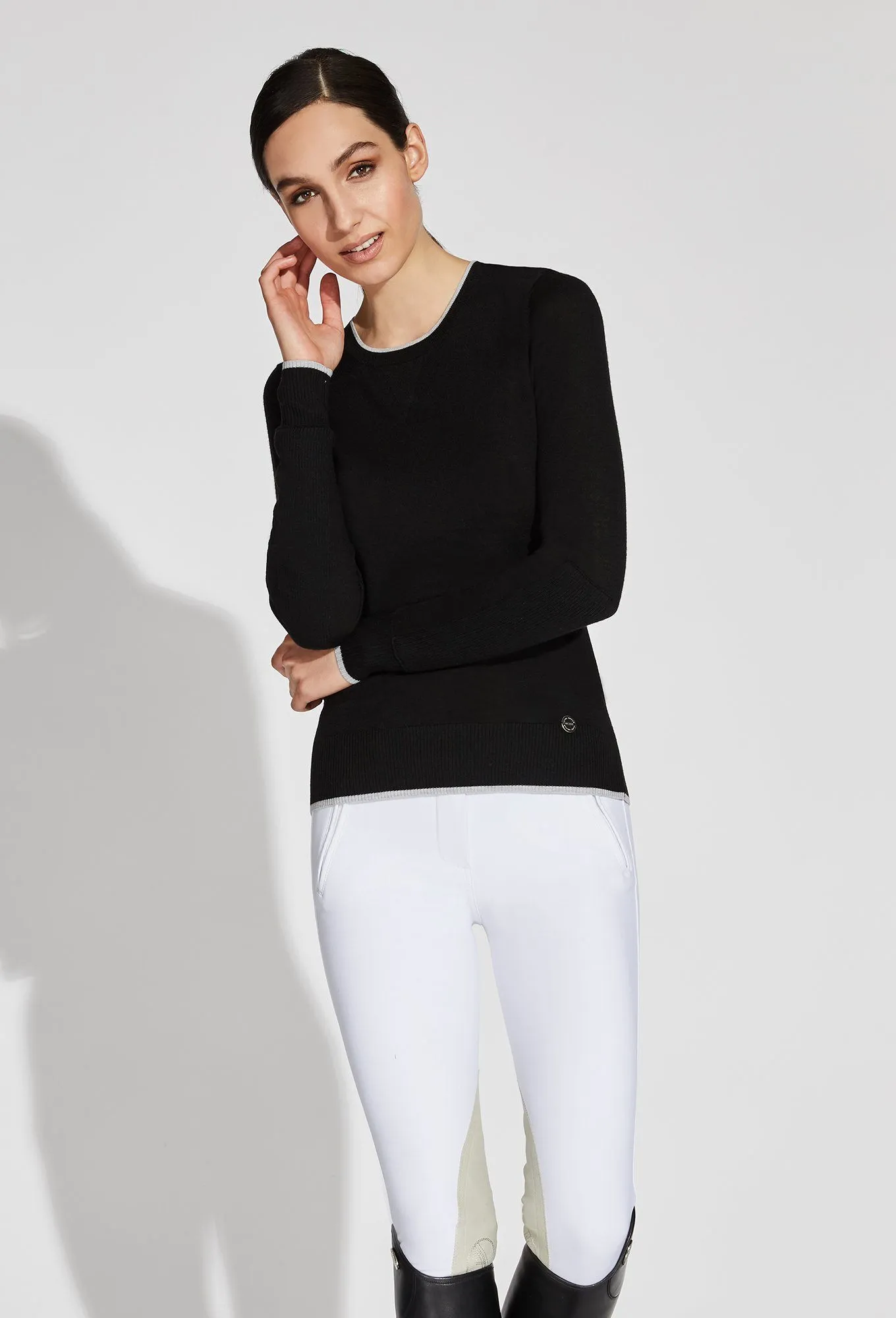 Hailey Crew Neck Merino Sweater