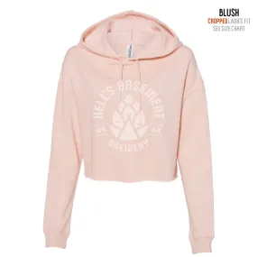 HBB Vintage Print Ladies Cropped Premium Hoodie (S1-AFX64CRP)