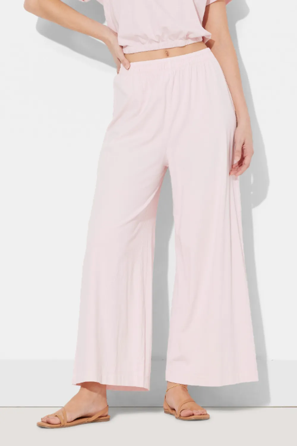 Hibiscus Pink Washed Garment Dye Pant