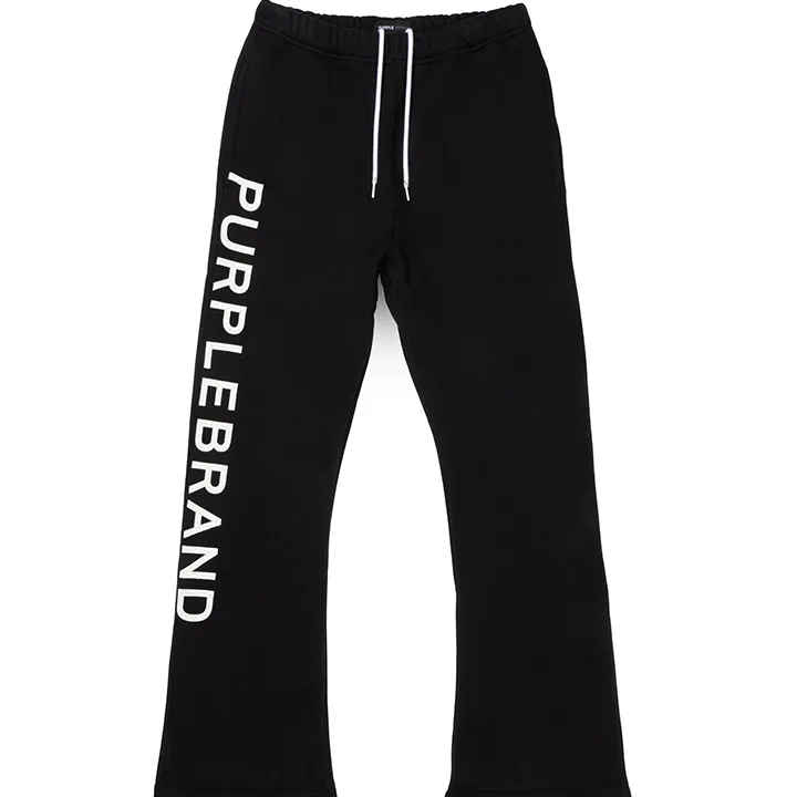 Hwt Fleece Flared Sweatpant (Black) - PP459HBBW124