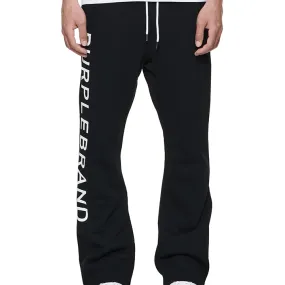 Hwt Fleece Flared Sweatpant (Black) - PP459HBBW124