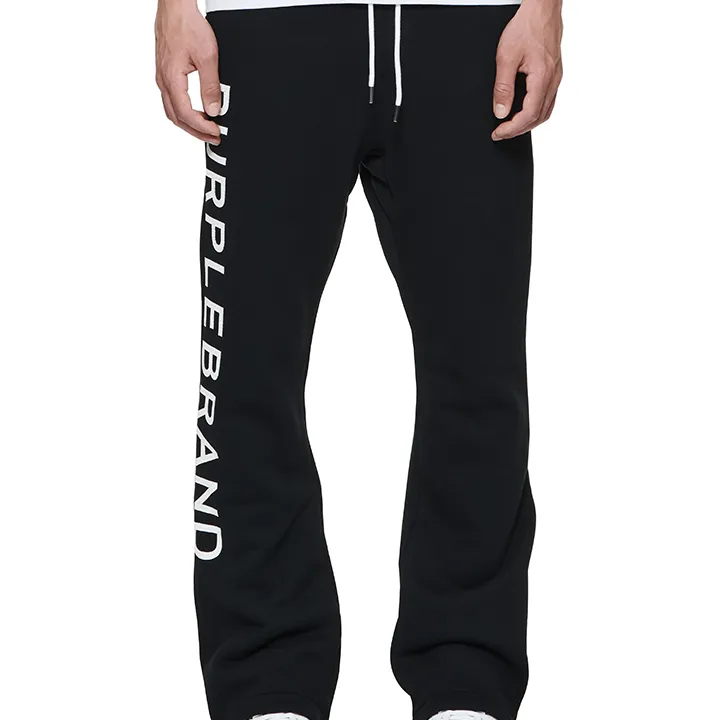 Hwt Fleece Flared Sweatpant (Black) - PP459HBBW124