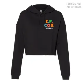 I.F. Cox School LC Design LADIES Cropped Hoodie (IFCT005-AFX64CRP)