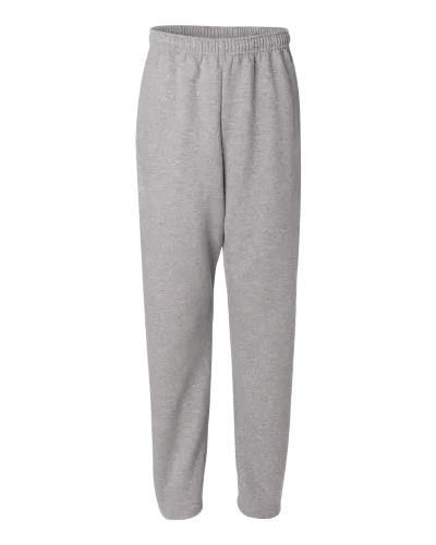 Jerzees Open Bottom Sweatpants with Pockets