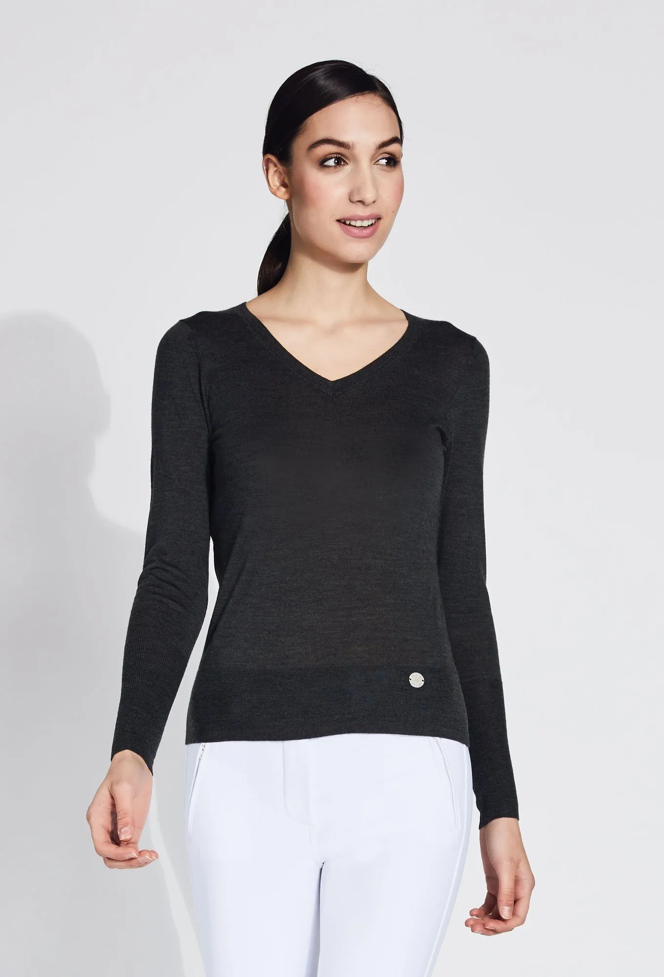 Jesse V-Neck Merino Sweater