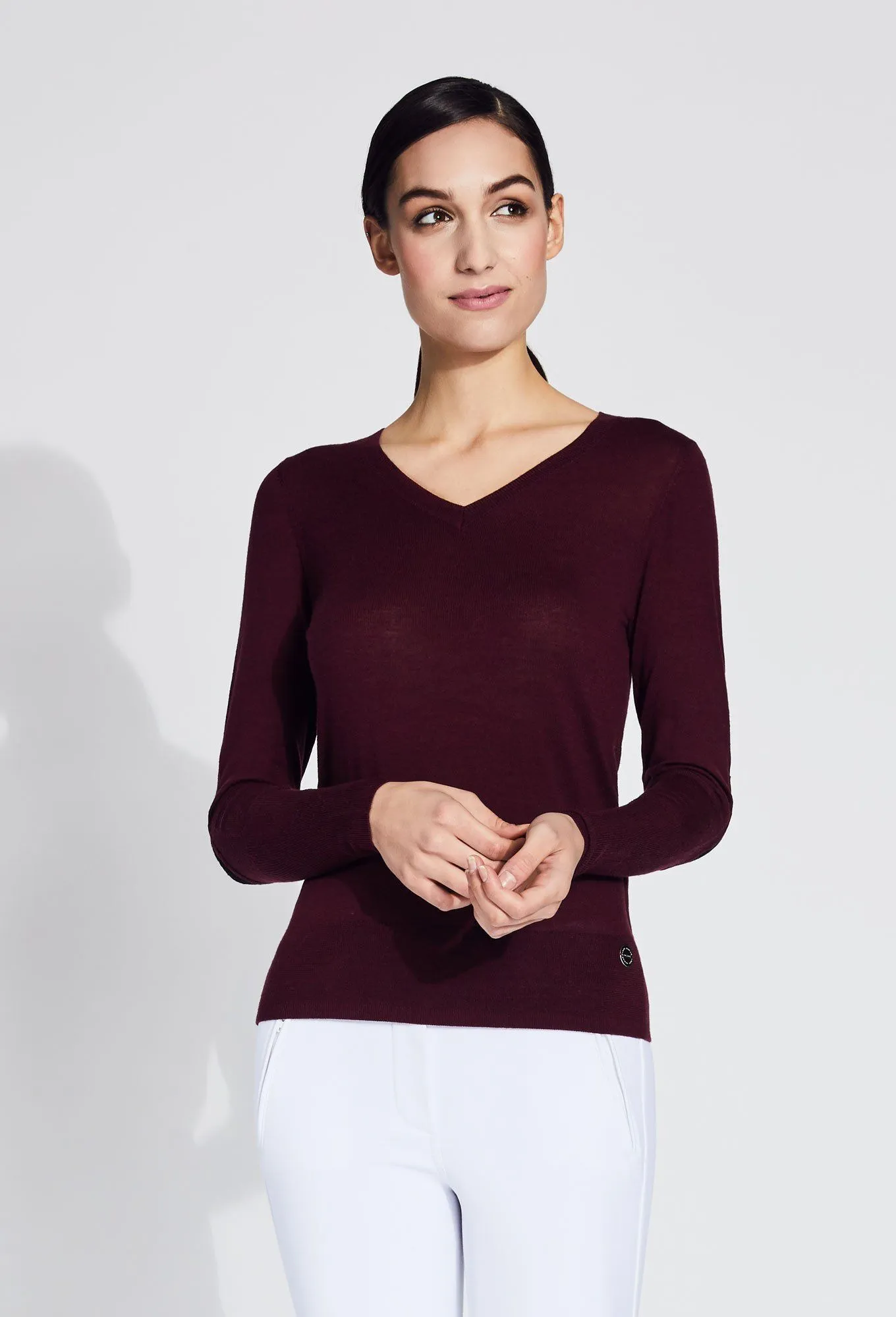 Jesse V-Neck Merino Sweater