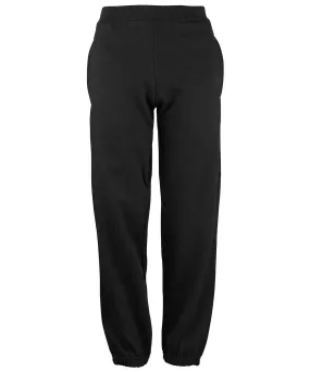 Jet Black - Kids cuffed sweatpants