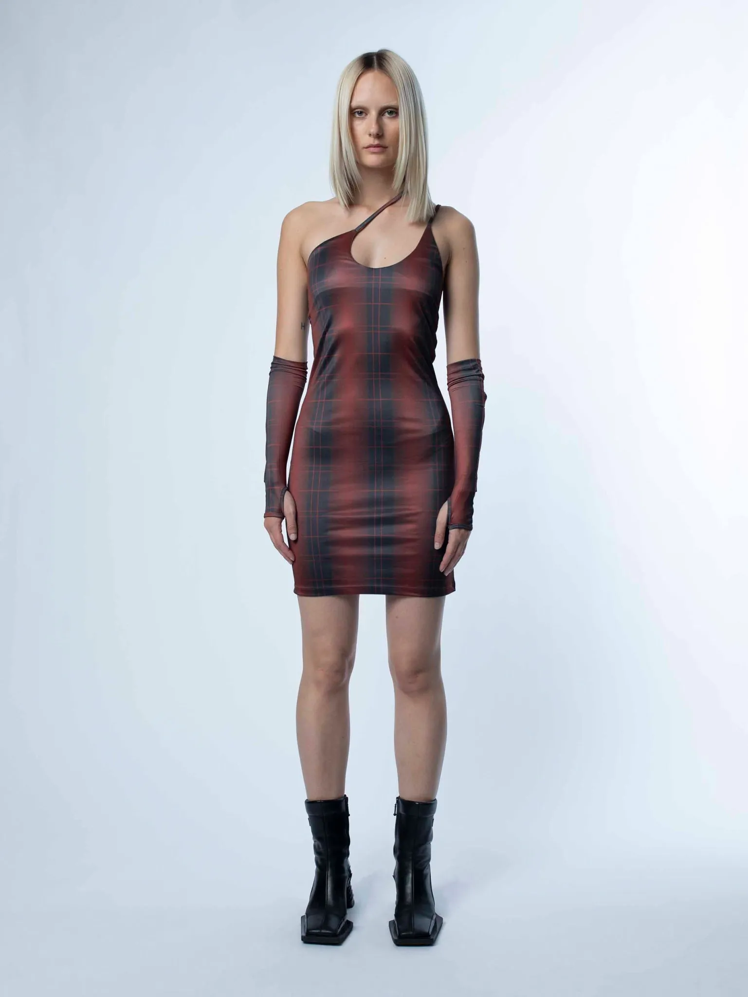 Juna Asta Grid Dress