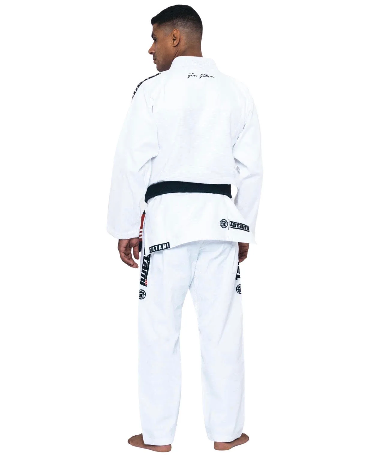 Kimono Brazilian Jiu Jitsu TATAMI Elements Superlite Gi - Alb (Centura Alba Inclusa)