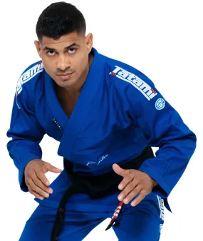 Kimono Brazilian Jiu Jitsu TATAMI Elements Superlite Gi - Albastru (Centura Alba Inclusa)