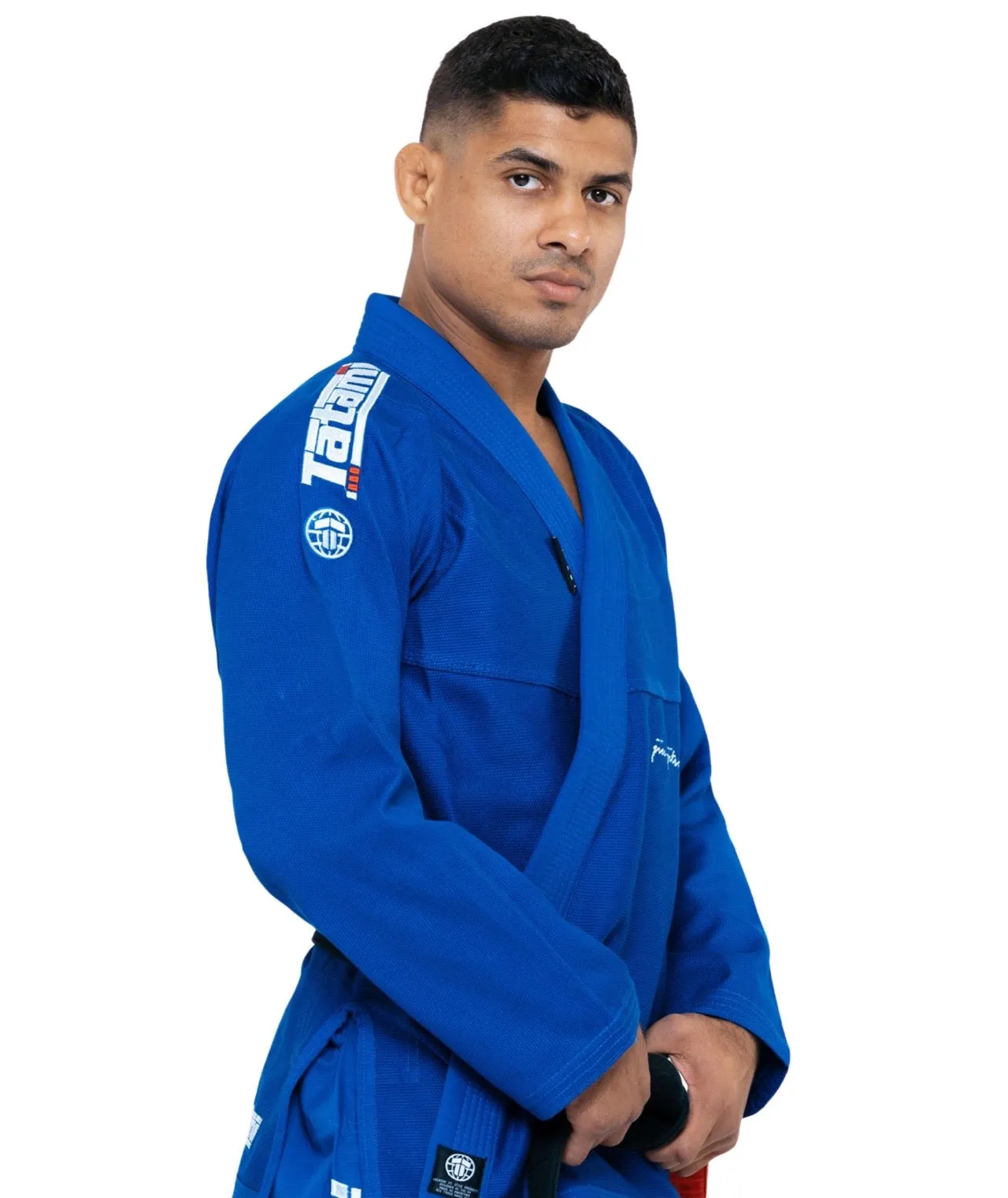 Kimono Brazilian Jiu Jitsu TATAMI Elements Superlite Gi - Albastru (Centura Alba Inclusa)