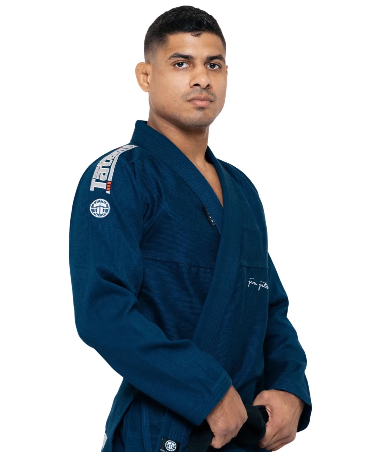 Kimono Brazilian Jiu Jitsu TATAMI Elements Superlite Gi - Albatru Inchis (Centura Alba Inclusa)