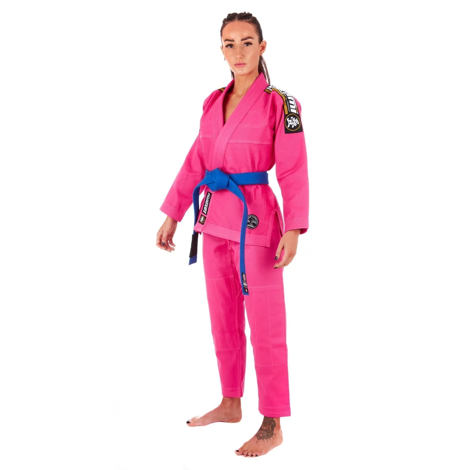 Kimono Femei Brazilian Jiu Jitsu TATAMI Nova Absolute Gi - Roz Deschis (Centura Alba Inclusa)