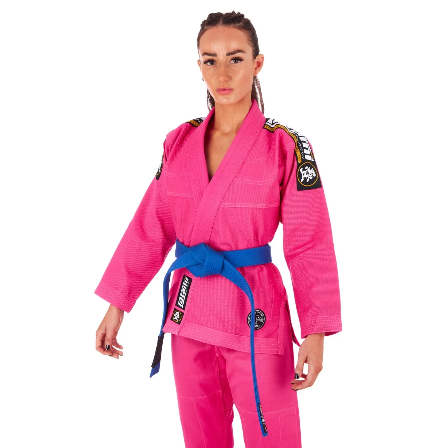 Kimono Femei Brazilian Jiu Jitsu TATAMI Nova Absolute Gi - Roz Deschis (Centura Alba Inclusa)