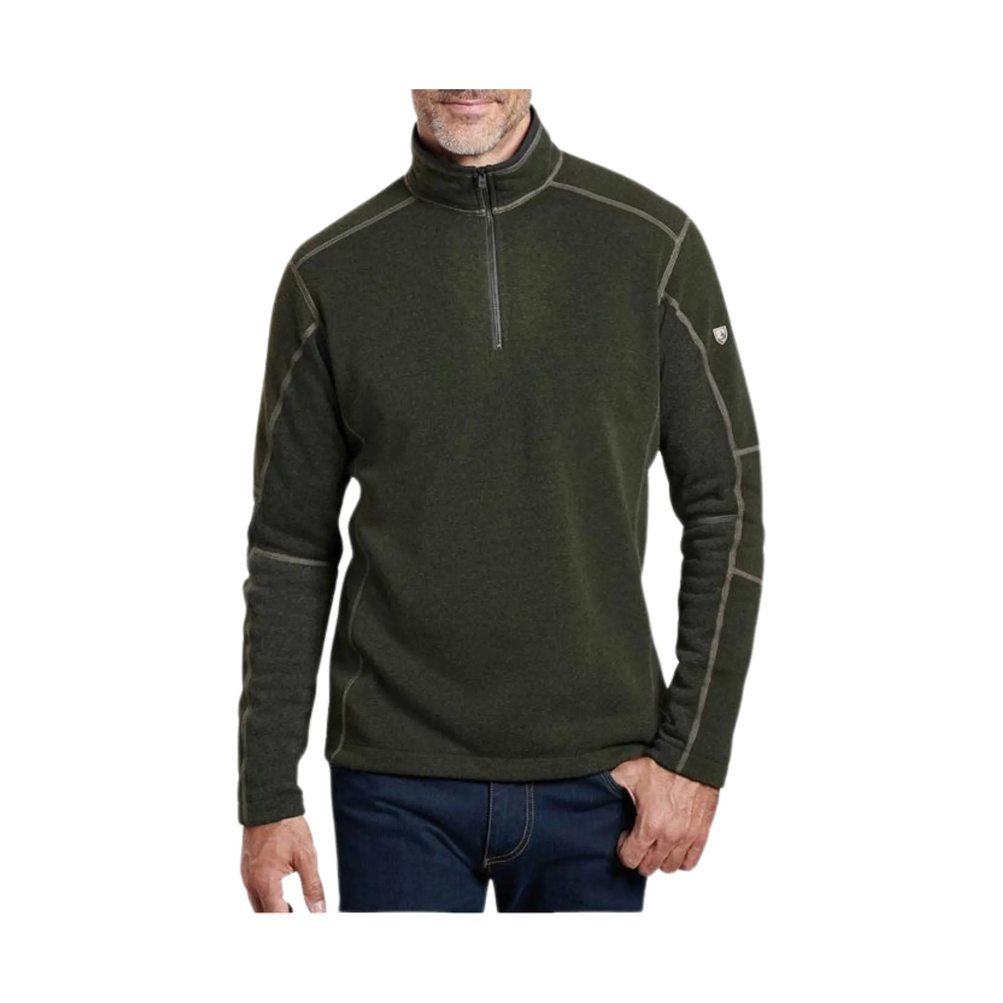 Kuhl Men's Revel Quarter Zip Sweater - Loden