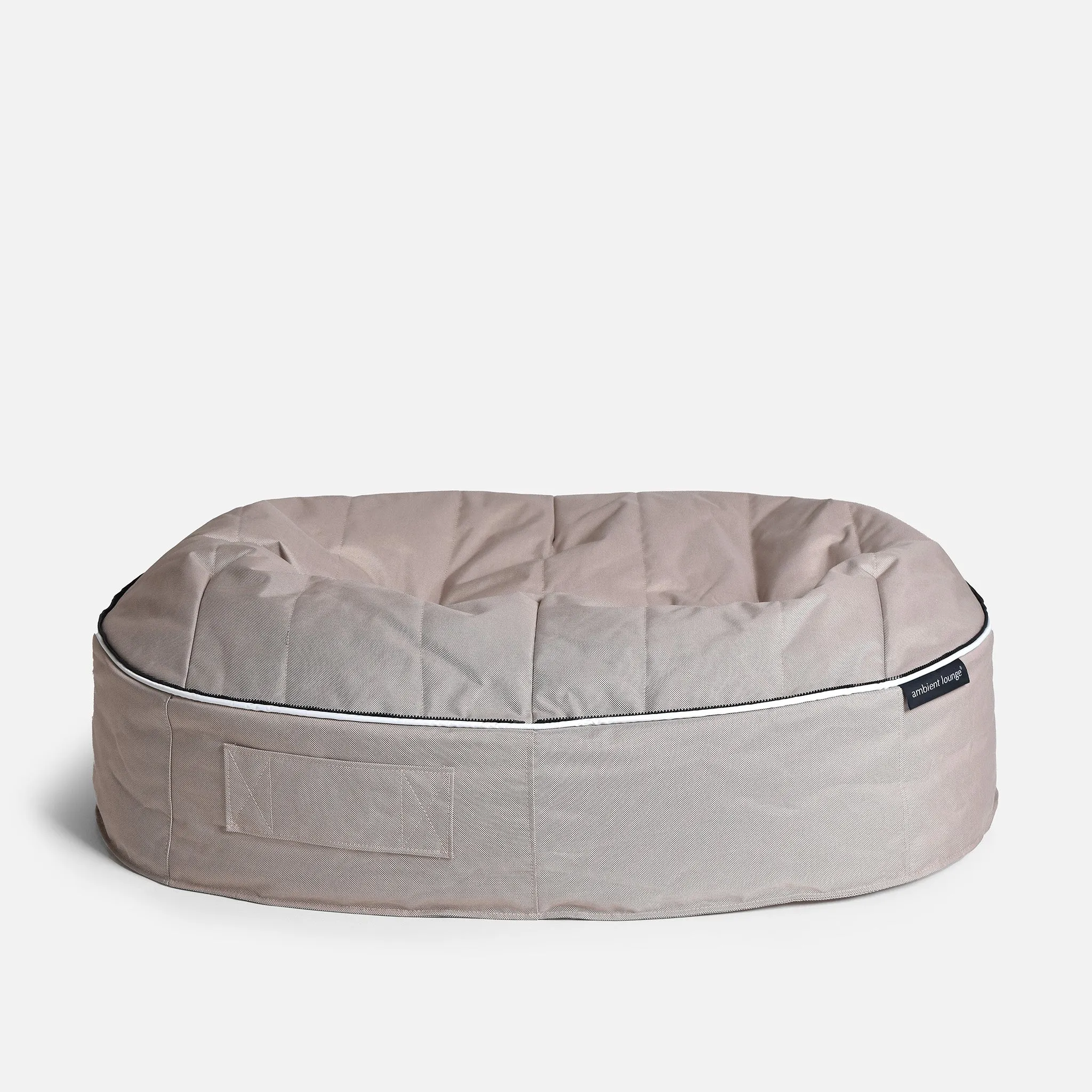 (L) Premium Indoor/Outdoor Dog Bed (Cappuccino)