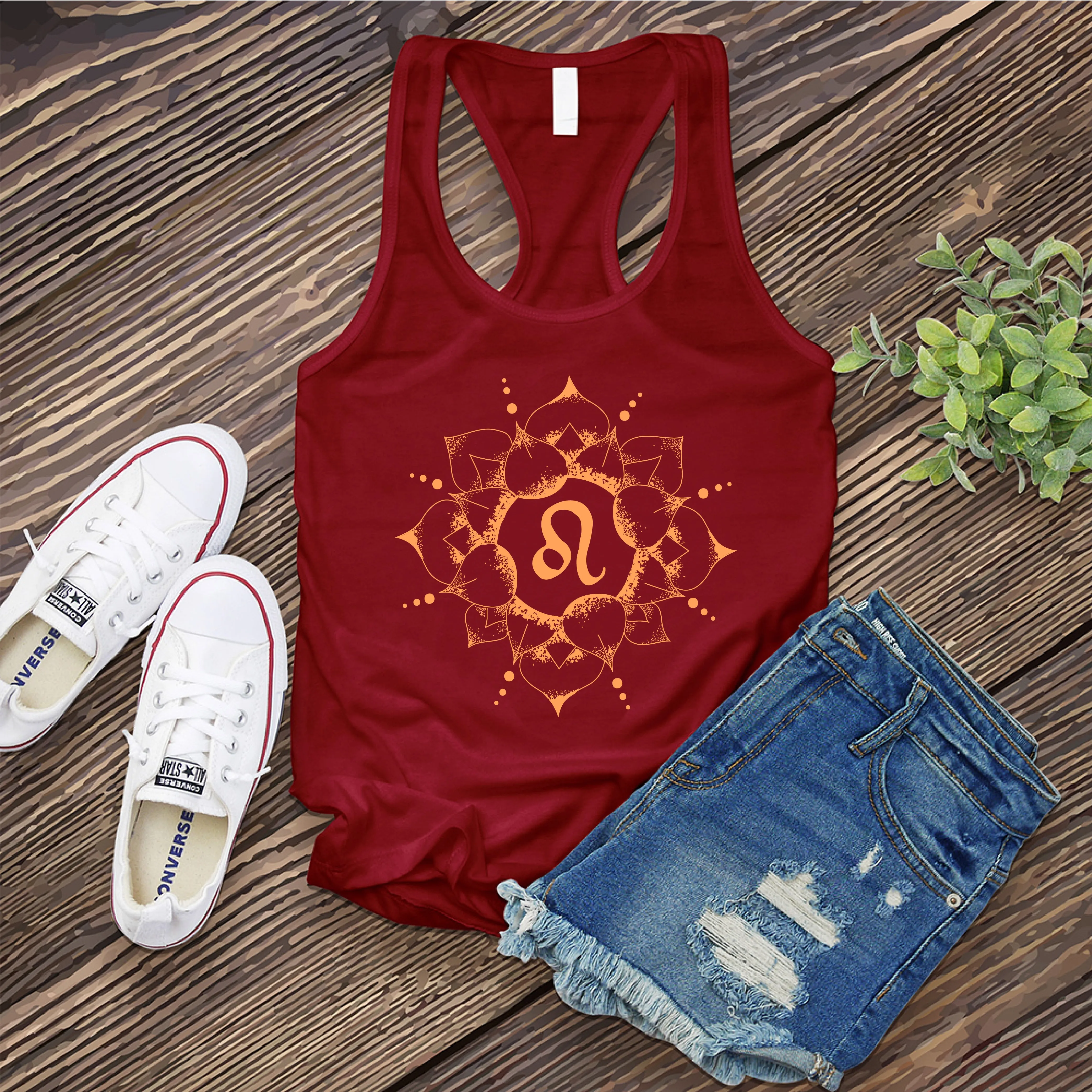 Leo Mandala Women's Tank Top