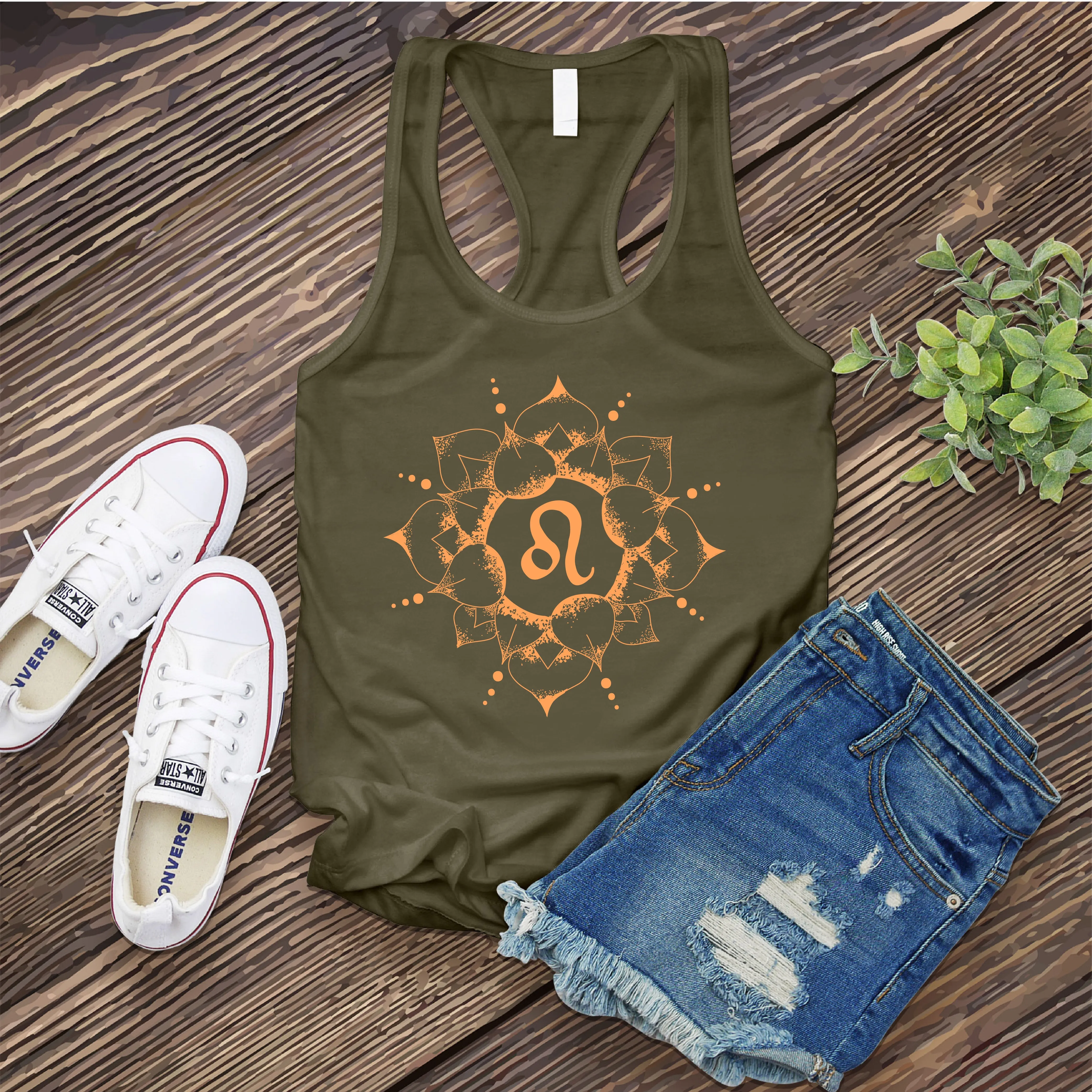 Leo Mandala Women's Tank Top