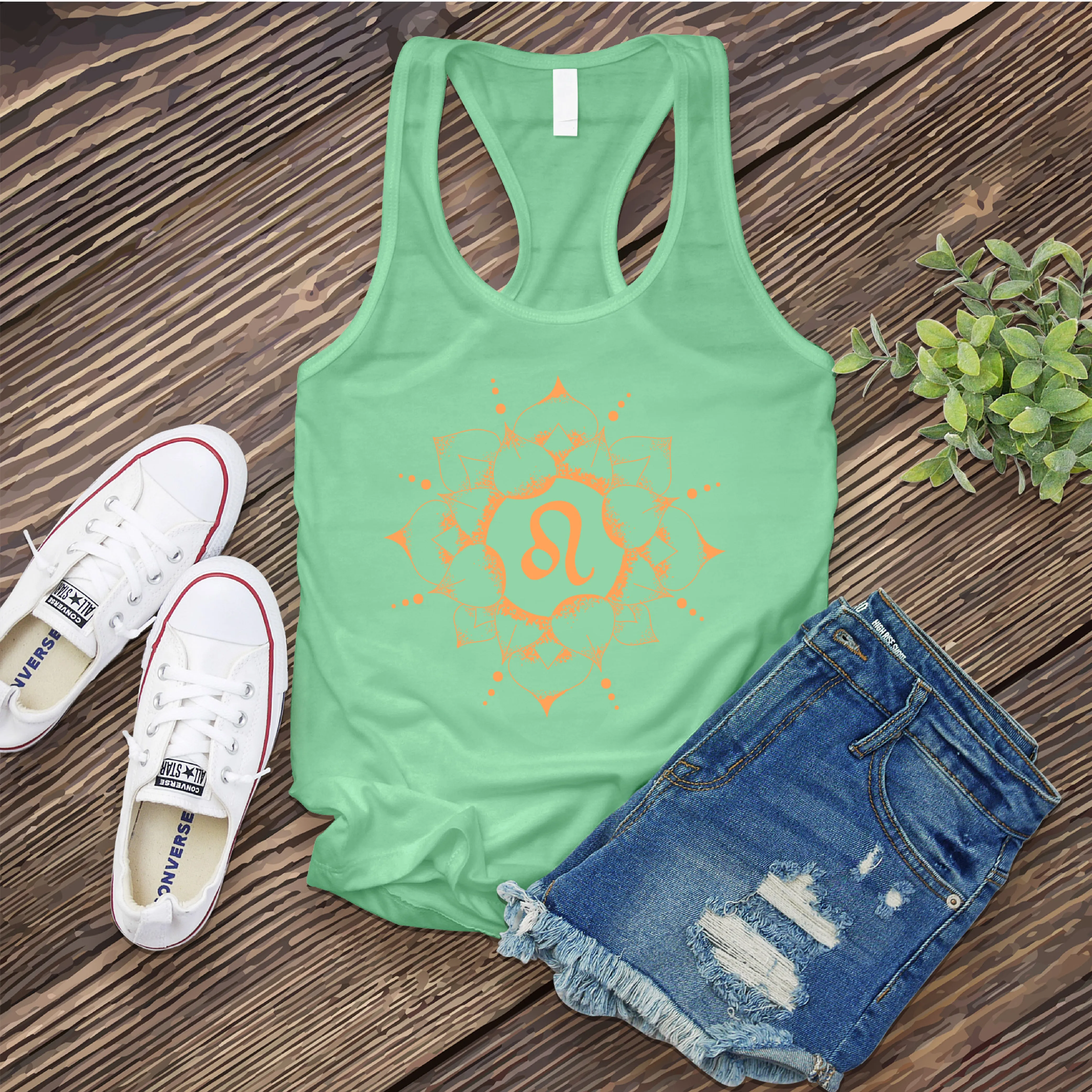 Leo Mandala Women's Tank Top