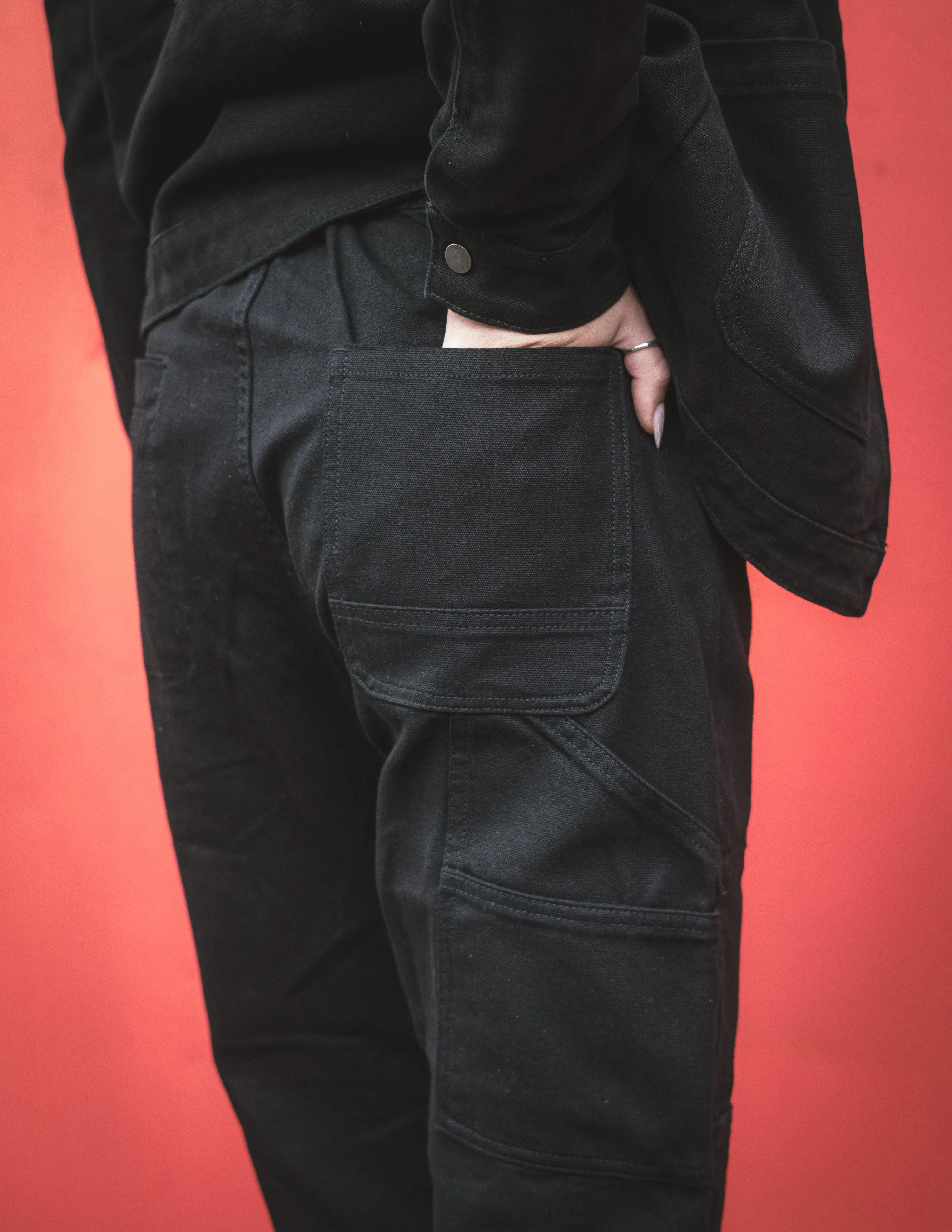 Logo Canvas Trousers