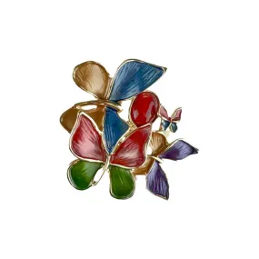 Magnetic Brooch - Multi Butterfly Garden