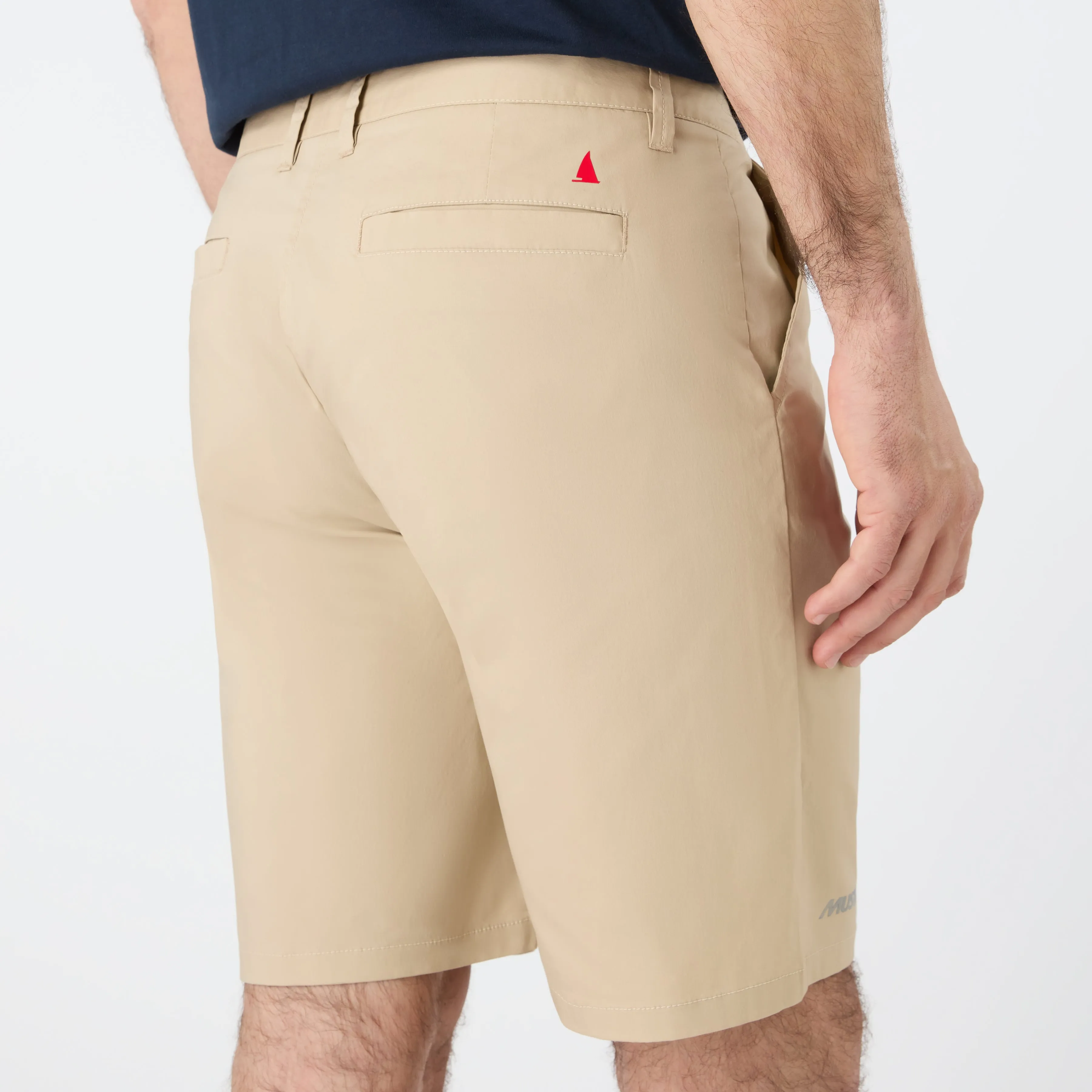 MEN'S MUSTO RIB FAST DRY SHORT - BEIGE