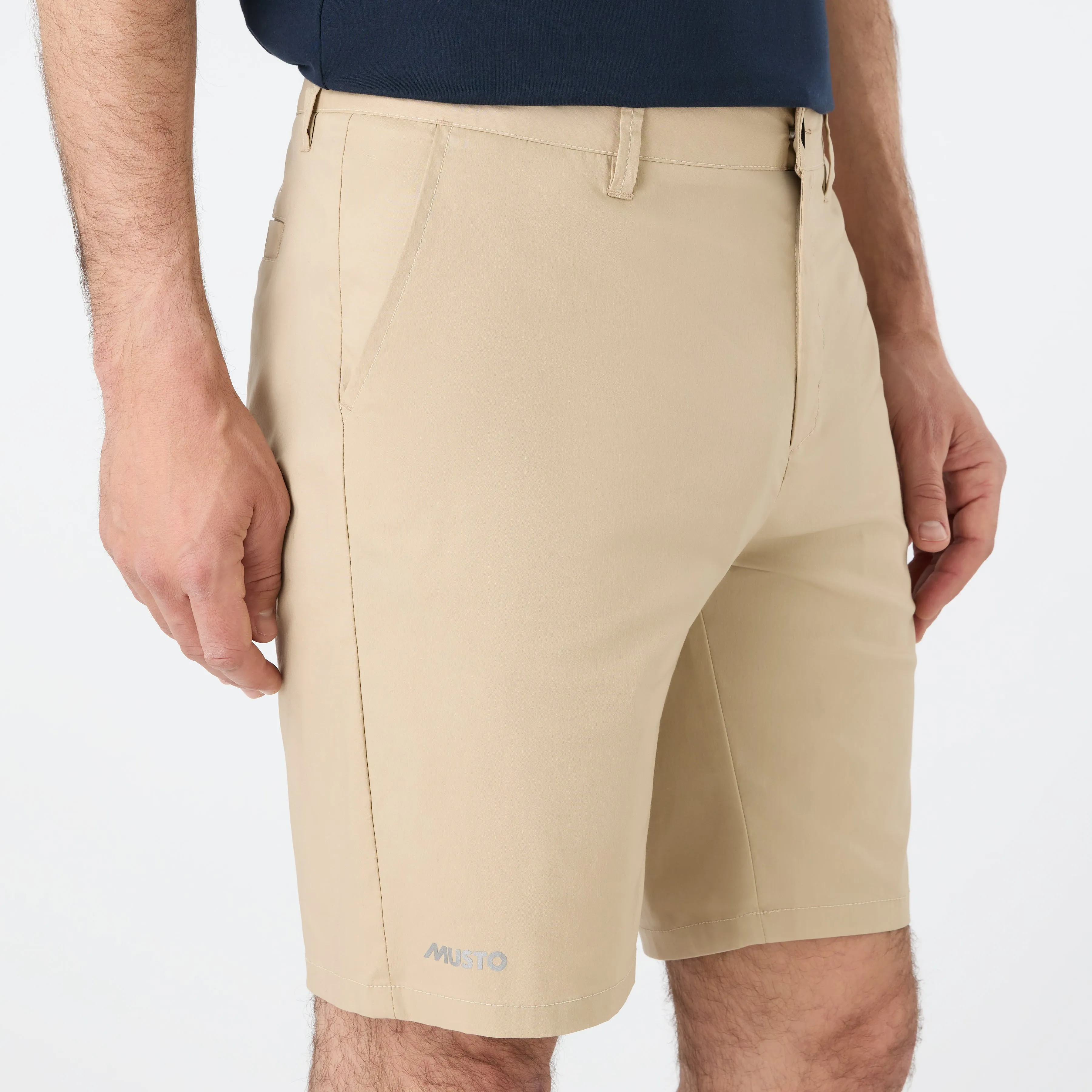 MEN'S MUSTO RIB FAST DRY SHORT - BEIGE