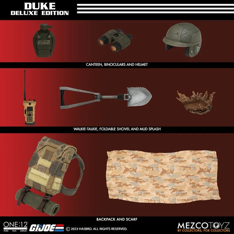 Mezco Toyz ONE:12 Collective G.I. Joe Duke Deluxe Edition Action Figure