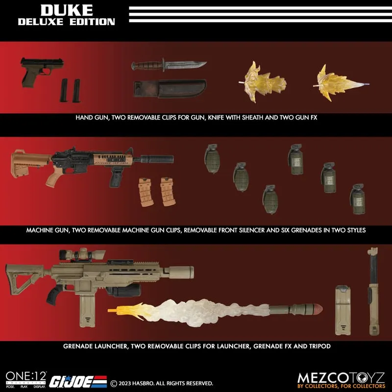 Mezco Toyz ONE:12 Collective G.I. Joe Duke Deluxe Edition Action Figure