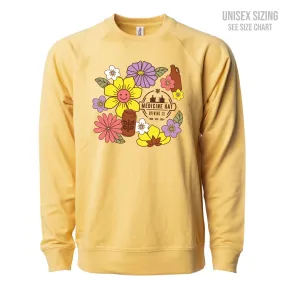 MH Brewing Co. Unisex Flower Lightweight Crewneck (MHBT003-SS1000C)