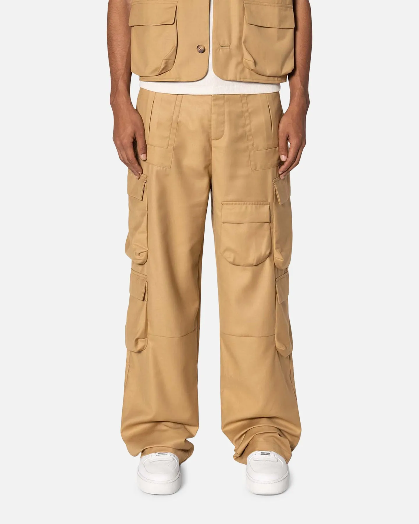 MNML Bounded Gabardine Pants Tan