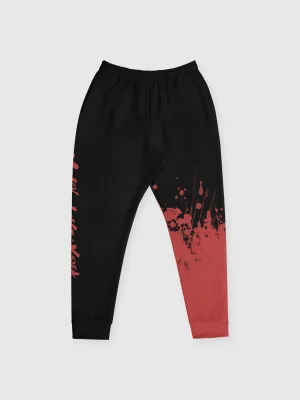 Money Heist: Korea Men's Joggers Blood Black