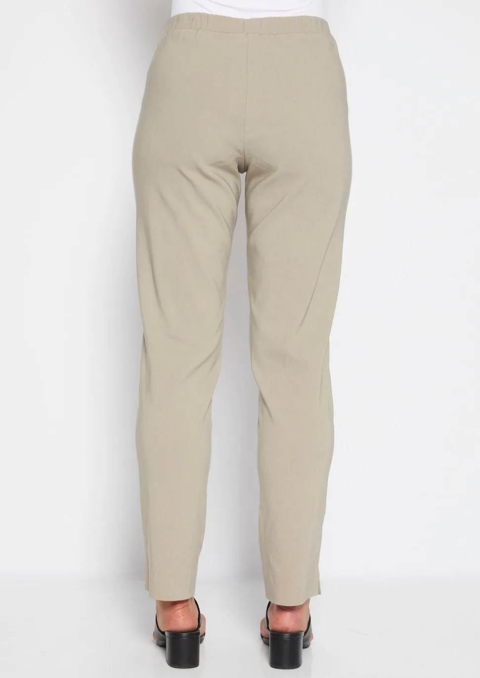 Narrow Miracle Bengaline Pants in Raffia