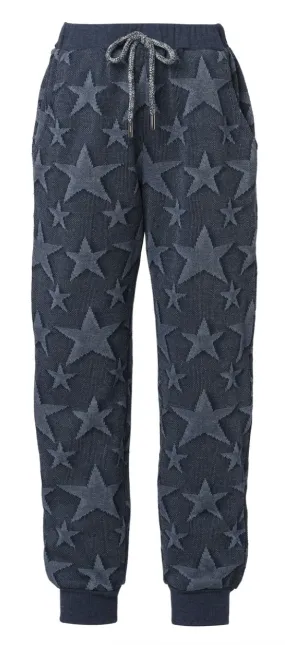 Navy Star Joggers